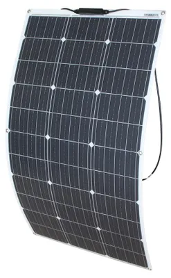 Obrázek produktu pro Flexibilní solární panel 100 W - monokrystalický křemík - přenosný, vhodný pro karavany a lodě