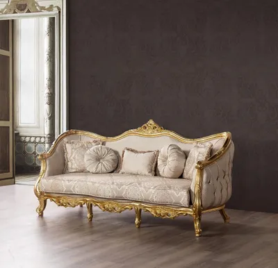 Produktbild von Luxus Couch Klassischer Dreisitzer Sofa Couchen Möbel Einrichtung Stoff Sofa