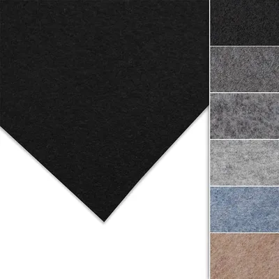 Obrázek produktu pro Jehličková plsť na míru Superflex interiérové obložení vysoce kvalitní a pružné černé 206x100 cm
