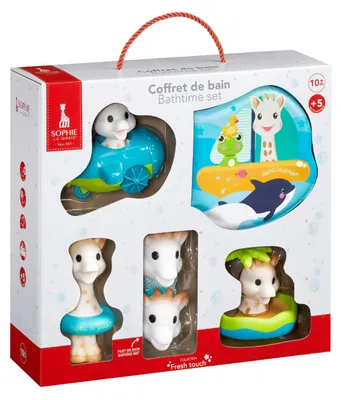 Immagine prodotto di Set da bagno con 5 attività, completo, per neonati fin dalla nascita. Giocattoli da bagno