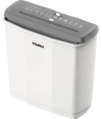 Produktbild von DAHLE PaperSAFE 60 Aktenvernichter mit Streifenschnitt P-2, 6 mm, bis 6 Blatt, lichtgrau