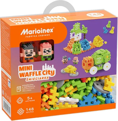 Produktbild von Vafle mini - Popelářské auto 148 kusů