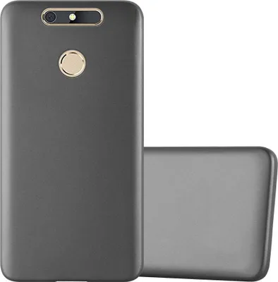 Produktbild von Cadorabo Schutzhülle für ZTE Blade V8 MINI Hülle in Grau Handyhülle TPU Silikon Etui Cover Case
