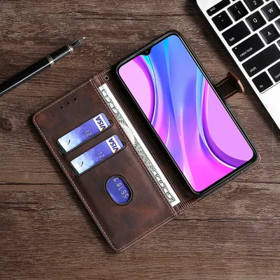Obrázek produktu pro INF Kožené pouzdro pro Redmi Note 14 5G - hnědé