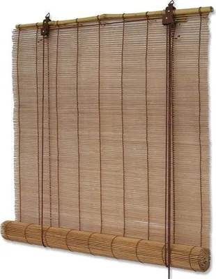 Produktbild von Interdeco Bambusrollo / Rollo Braun, Typ Mariko, Breite x Höhe 100 x 220 cm