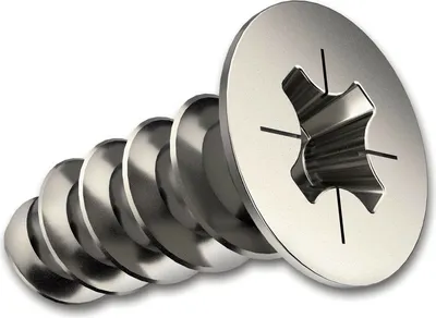 Produktbild von 50x Euroschrauben Möbelschrauben 6,3x16mm Scharnierschrauben Euro Schraube verzinkt