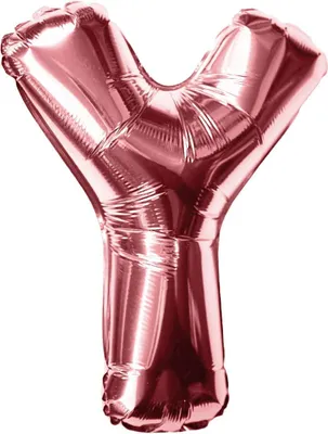 Produktbild von Oblique Unique Folien Luftballon Buchstabe Y Geburtstag JGA Hochzeit Party Deko Ballon - roségold
