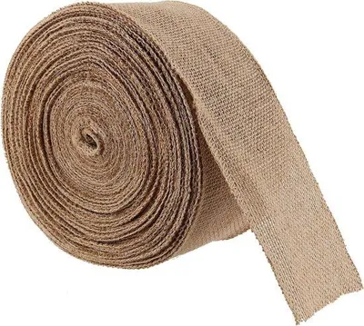 Produktbild von Jute Stoffrol 13cm x 25m für Tischdekoration und Basteln