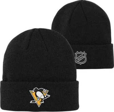 Produktbild von Pittsburgh Penguins NHL Strickmütze für Kinder, Wintermütze mit Umschlag