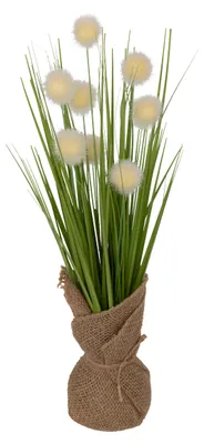 Image de Plante artificielle en pot « lari » verte, h 42 cm  - Atmosphera créateur d'intérieur