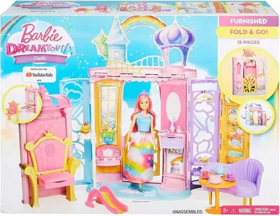 Produktbild von Mattel FTV98 - Barbie - Dreamtopia Regenbogen-Königreich Schloss