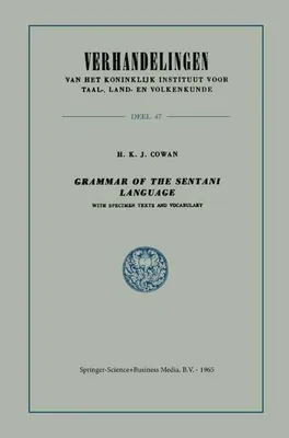 Obrázek produktu pro Grammar of the Sentani Language