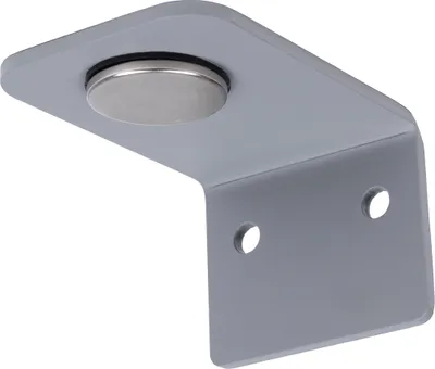 Produktbild von Natural Goods Berlin KLEAN Seifenhalter mit Magnet, Seifenablage zum Kleben oder Bohren, mit 2x Seifenanker als Magnethalter, rostfrei & pulverbeschichtet, schwebend, Grau