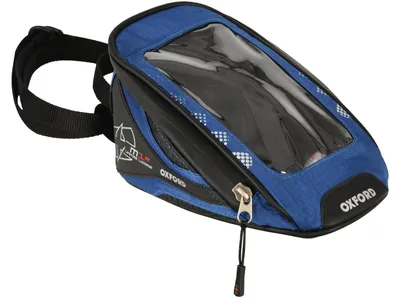 Produktbild von Oxford Tankrucksack blau, Tankrucksack M1R" 1 l Volumen, Maße: (B x H x T): 14 x 18 x 24 cm"