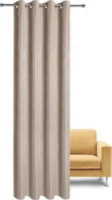 Produktbild von Gerster Ösenschal aus Dekostoff B = 140 x H =235 cmBlickdicht Dekostoff Uni taupe