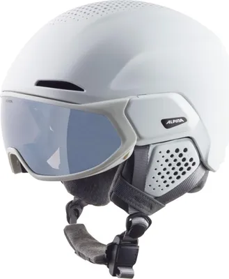 Produktbild von Alpina ALTO V Skihelm Snowboardhelm mit Visier white matt A9238 : 51 - 55 cm