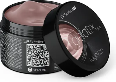 Produktbild von Excellent Excellent | Gelatix 2.0 Gel - 50g - Beiger Jelly Gel - für Nagelverlängerung und Modellage