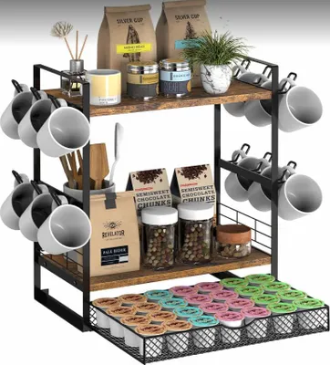 Zdjęcie produktu dla Organizer Stojak Do Przechowywania Kuchenny 50X42X20Cm