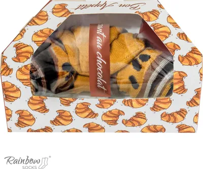 Produktbild von Schokoladencroissant-Socken Schokoladencroissant-Socken EU 41-46