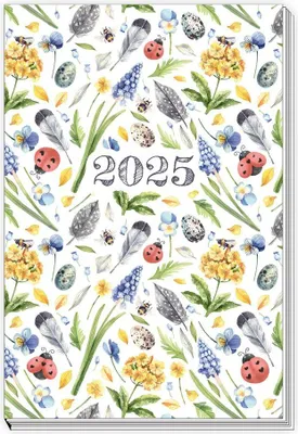 Produktbild von Trötsch Taschenkalender A6 Marienkäfer 2025