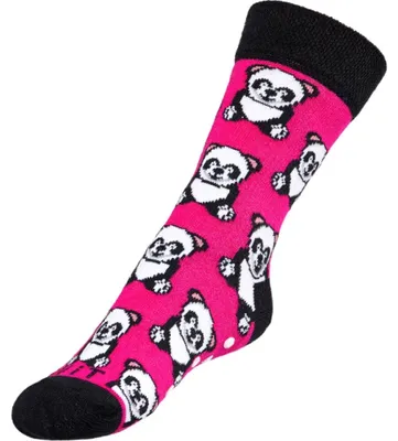 Immagine prodotto di Calzini Panda per bambini - 25-29 - Rosa, bianco, nero