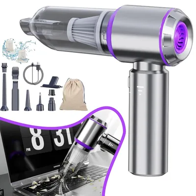 Produktbild von Handstaubsauger Akku, Kabelloser Handstaubsauger mit Starker Saugleistung, für Auto, Küche, PC, Sofa und Tierhaare