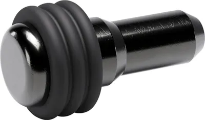 Image de ITALIANA FERRAMENTA Support de tablette en verre Petra à emboîter, perçage ø5 mm, vernis noir