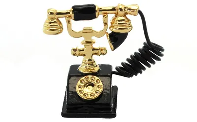 Produktbild von Puppenhaus Maßstab Miniatur Telefon Dekoration