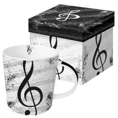 Produktbild von PPD Trend Mug I love Music, in Geschenkbox, Tasse, Teetasse, Kaffee Becher, 350 ml, 602612