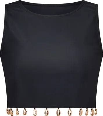 Produktbild von Moda Minx Bikinioberteil mit tollen Muschel-Elementen Black S/M