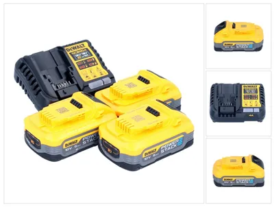 Produktbild von DeWalt DCB 1104 H3 Akku Starter Set 12 V / 18 V 3x Powerstack Akku 5,0 Ah + DCB 1104 Ladegerät