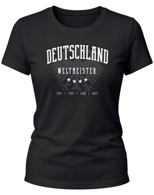 Produktbild von Damen Fan-Shirt Deutschland Adler WM Fußball-Sommer 2026 Fußball Weltmeisterschaft Trikot Moonworks®