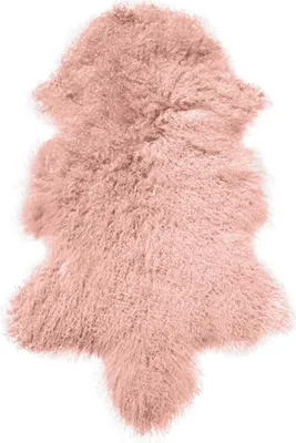 Produktbild von Lammfell Tibet - Farbe: Rosa | Größe: 90-100