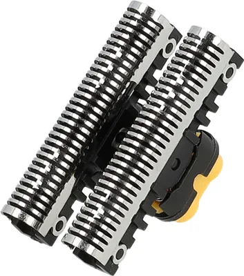Produktbild von vhbw Klingenblock kompatibel mit Braun Syncro/SyncroPro 530s-4, 5491, 5492, 5493, 5494, 550, 5441, 5485, 5495, 5030s, 510 Rasierer Schwarz Silber