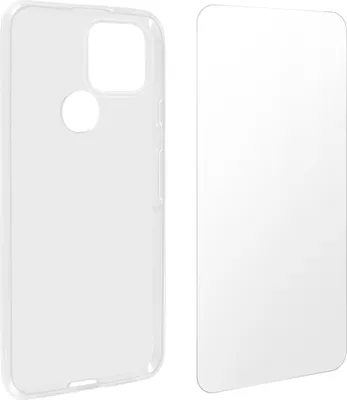 Produktbild von Avizar, 360° Schutz-Set (Hülle + Displayschutzfolie) für Google Pixel 5, Transparent