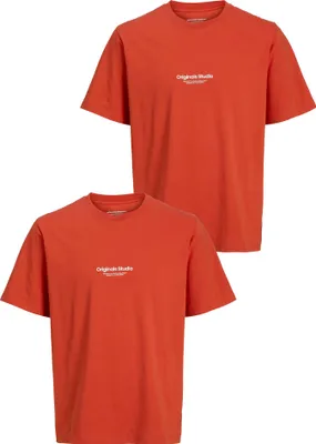 Produktbild von JACK & JONES 2-er Set T-Shirt Logo Print JORVESTERBRO Größe: M