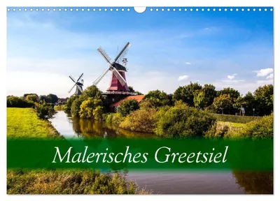 Immagine prodotto di La pittoresca Greetsiel (calendario da parete 2027, formato DIN A3 orizzontale), calendario mensile CALVENDO