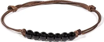 Image de Bracelet Tourmaline Ajustable - 0,6 Cm Paquet De 5 Pcs