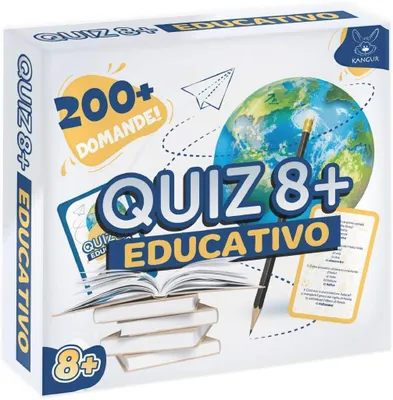 Immagine prodotto di Gioco di carte Lernquiz, con 200 domande, adatto a bambini e famiglie dai 8 anni in su