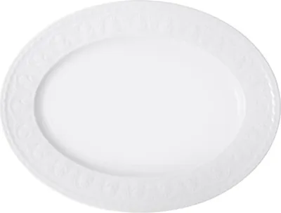 Produktbild von Villeroy & Boch Cellini, Essteller, Oval, Porzellan, Weiß, 400 mm, 1,08 kg