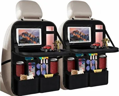 Produktbild von Famanu Rücksitzorganizer mit 11 Fächern - wasserfest und mit Tablet-Halterung
