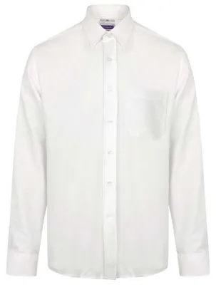Immagine prodotto di Henbury - Camicia da uomo, traspirante, maniche lunghe LT4235 (XXL) (bianco)