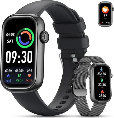 Produktbild von Fur Damen Herren mit Schlafmonitor, Multi-Sportmodi , Fitnesstracker Schrittzähler, Telefonfunktion, IP68 wasserdichte