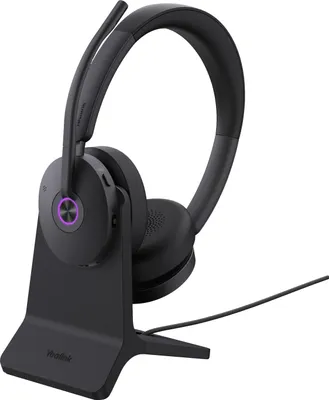 Produktbild von Yealink BH74 mit Ständer Teams USB-C/A Headset, Kabellos, Büro/Callcenter, 162 g, Kopfhörer, Schwarz