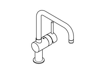 Obrázek produktu pro GROHE 32488AL0 EH dřezová baterie Minta 32488 DN15 U-výtok tvrdý grafit kartáčovaný