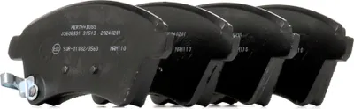 Produktbild von HERTH+BUSS JAKOPARTS Bremsbeläge Satz Vorne Bremsklötze für SUZUKI SX4 (EY, GY) J3608031