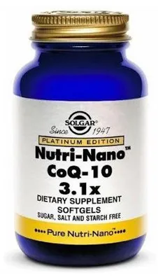 Obrázok produktu pre Nutri-Nano CoQ-10 Solgar 30 mg (50 kapsl)