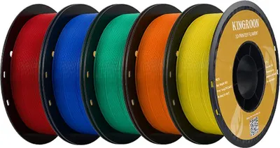 Zdjęcie produktu dla Filament KINGROON PETG 1,75 mm 5 kg Filament do drukarek 3D Wysoka wytrzymałość Bez pęcherzyków powietrza Precyzyjny druk Łatwy w druku Przyjazny dla środowiska