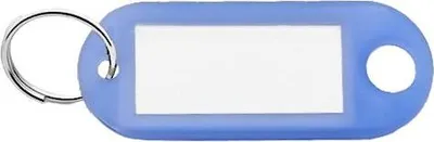 Obrázek produktu pro Štítky na klíče CombiCraft Transparentní modrá 55 x 22 mm - 100 kusů