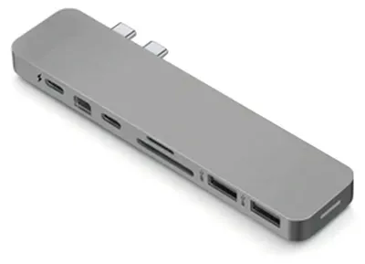 Image de Station d'accueil HyperDrive Pro 8 en 2 PD 100W pour Macbook Gris Espace